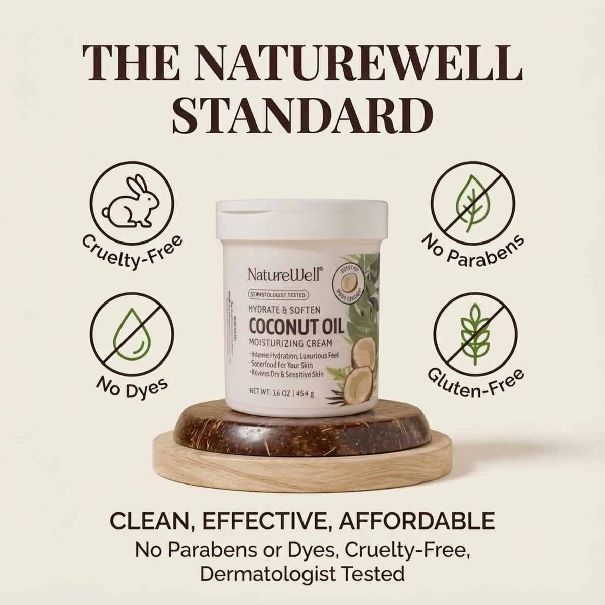 NATURE WELL dual pack stacked displaying two jars for extended hydration