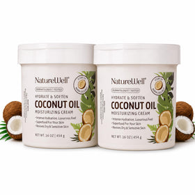 NATURE WELL front jar image shows packaging and clear brand benefit