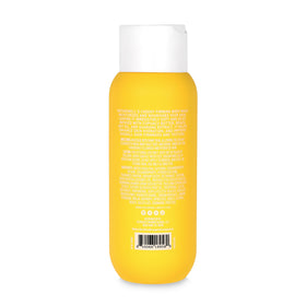 NatureWell bottle on bathroom shelf with towels, conveys everyday self-care routine