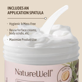 NATURE WELL lifestyle spa bathroom setting suggesting relaxing self-care