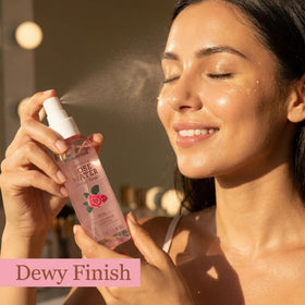 NATURE WELL bottle beside travel bag showcasing portable skincare refresh