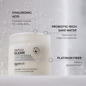 NatureLab.TOKYO sugar crystal texture close-up demonstrating gentle exfoliation benefit