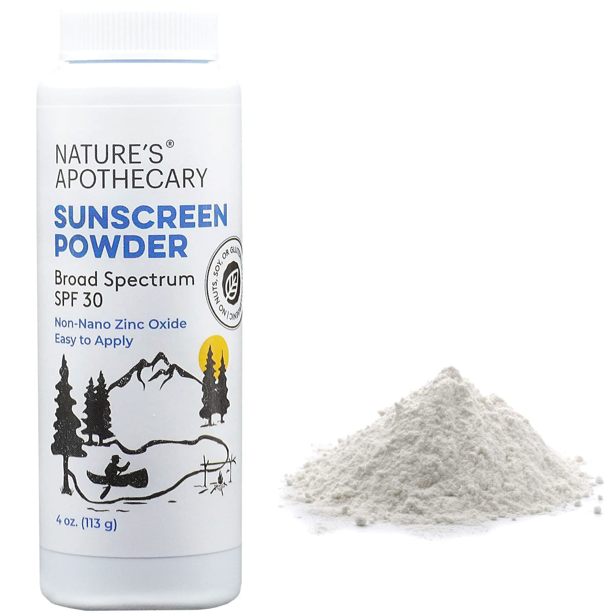 Nature's Apothecary front packaging showing SPF 30 and reef-friendly benefits