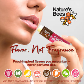 Nature's Bees selection of eight flavored tubes displays visual variety and choices
