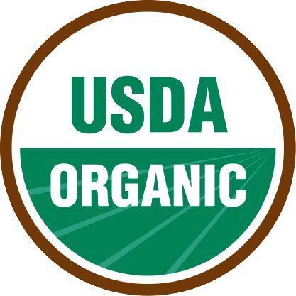 Natures Leaf label detail featuring USDA Organic badge and ingredient clarity