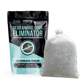 Nature's Pure Edge front pouch showing label and XL size benefit