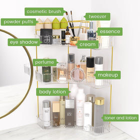 NATURE'S SOURCE brush holder detail organizing brushes and sponges neatly