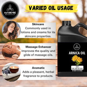 Naturevibe Botanicals pouring oil from jar illustrating easy dispensing benefit
