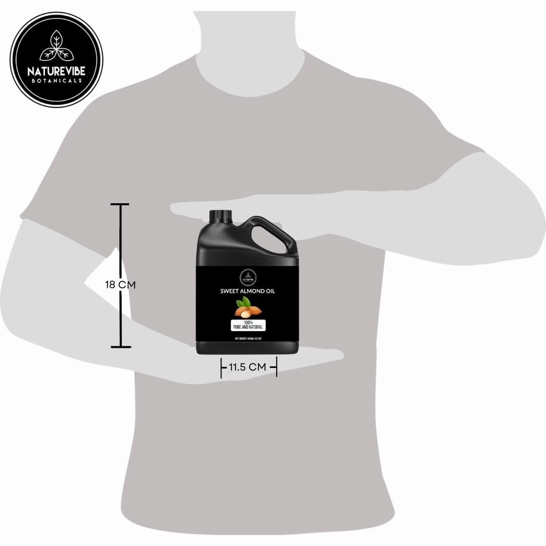 Naturevibe Botanicals almond oil mixed with essential oils for customizable blends benefit