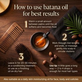 Naturevibe Botanicals applying oil to hair ends for improved softness and shine