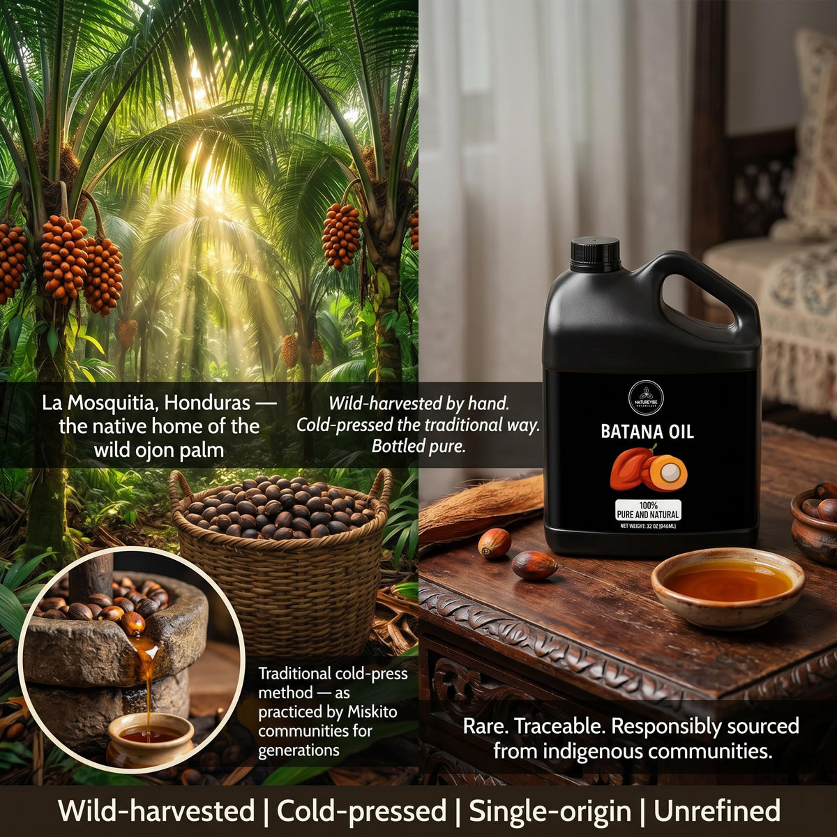 Naturevibe Botanicals pouring oil stream demonstrating easy, controlled application