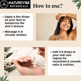 Naturevibe Botanicals label close-up showing ingredients, assures transparency