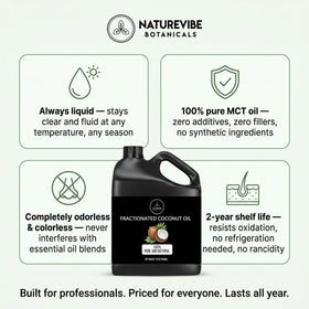 Naturevibe Botanicals oil pouring from bottle highlighting smooth flow