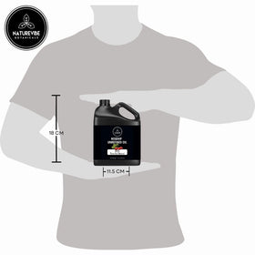 Naturevibe Botanicals dropper applying oil to skin for easy precise dosing
