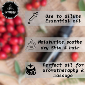 Naturevibe Botanicals oil texture close-up highlighting smooth lightweight feel