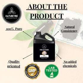 Naturevibe Botanicals bottle beside common objects to show 32 oz scale and value benefit