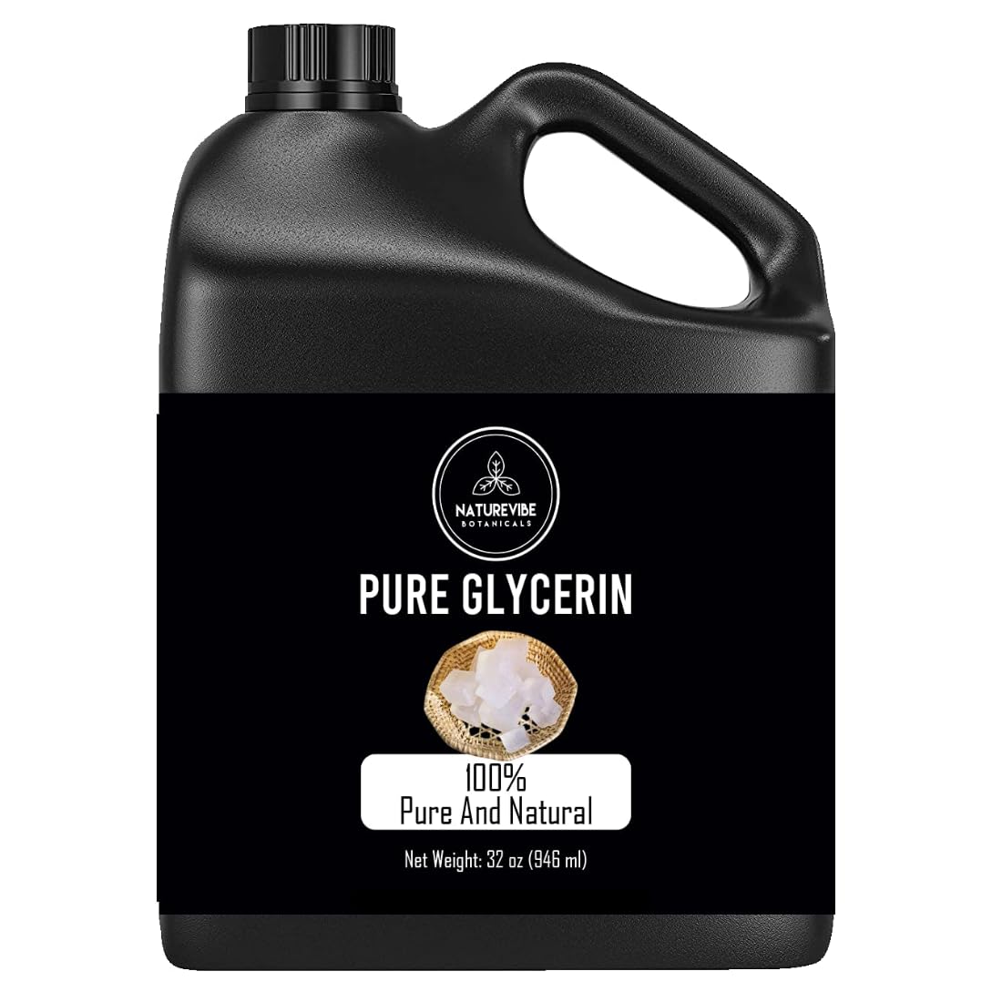 Naturevibe Botanicals bottle front packaging showing product name and volume benefit