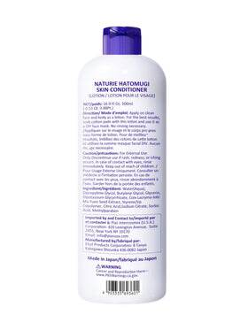 naturie lotion poured in palm demonstrating watery texture and quick absorption