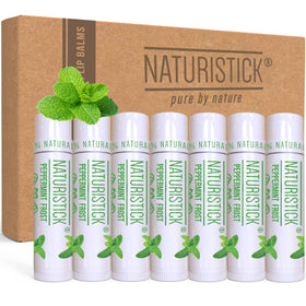 Naturistick front pack showing seven peppermint sticks for reliable daily hydration