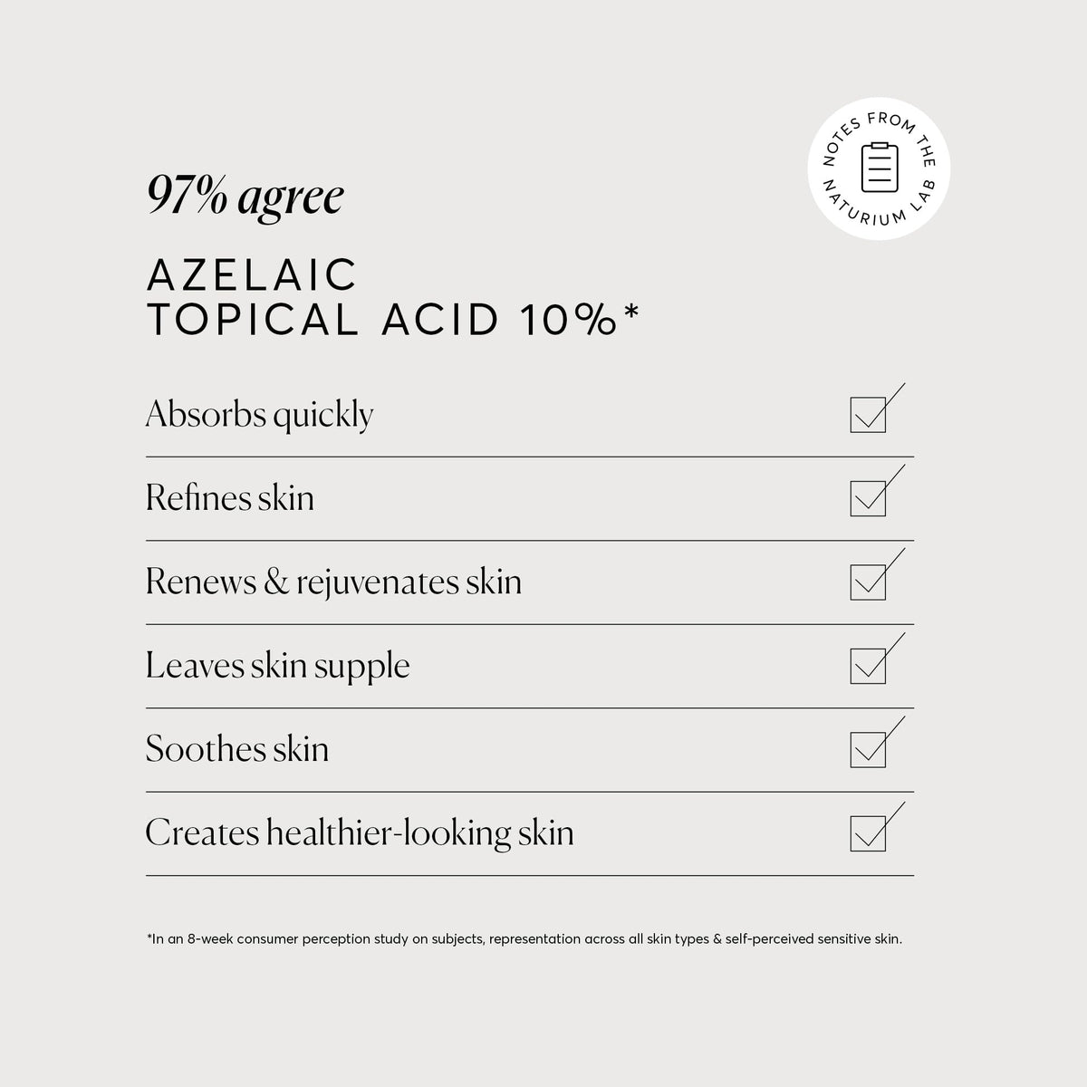 Naturium serum texture close-up demonstrating lightweight absorption benefit