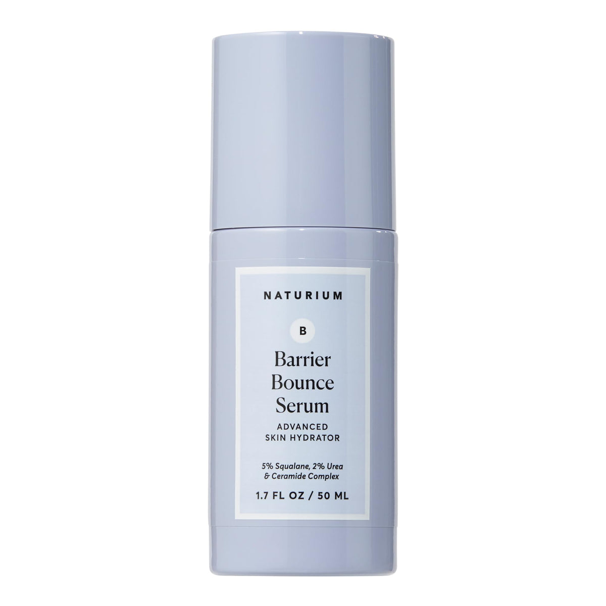Naturium bottle front packaging showing serum and benefits