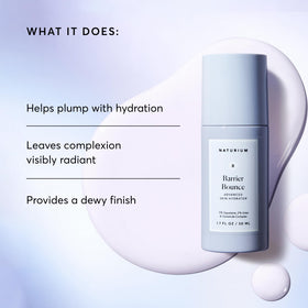 Naturium texture close-up showing lightweight dewy oil-serum