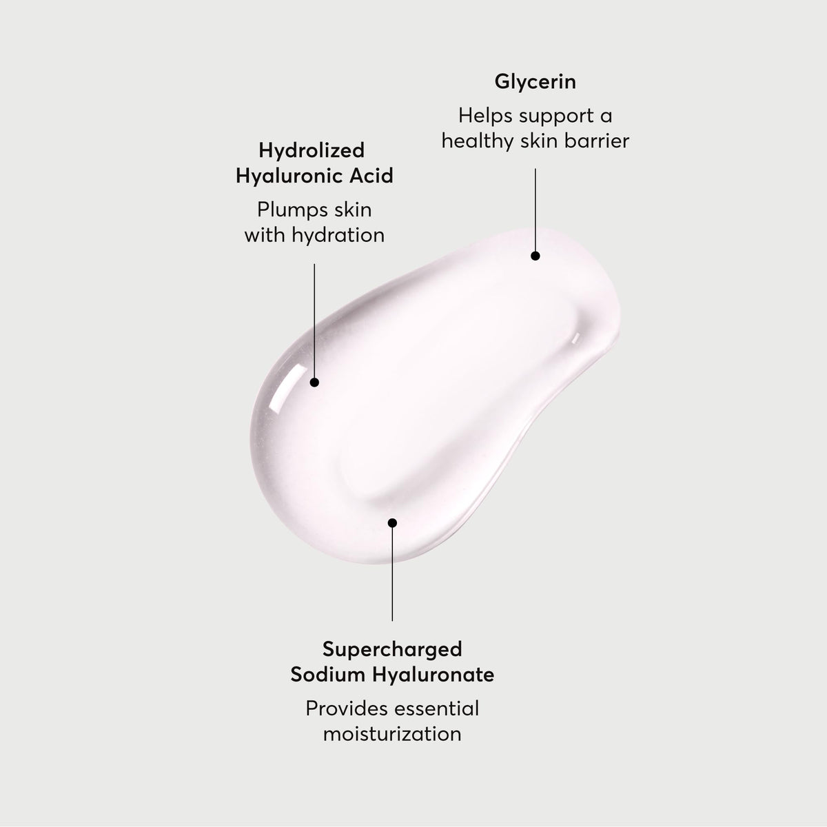 Naturium pump close-up highlighting easy dispensing and no mess benefit