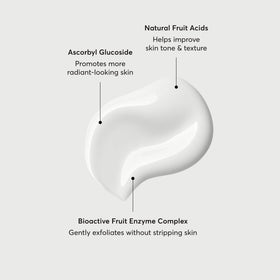 Naturium pump and label detail highlighting ingredients and easy dispensing for daily use
