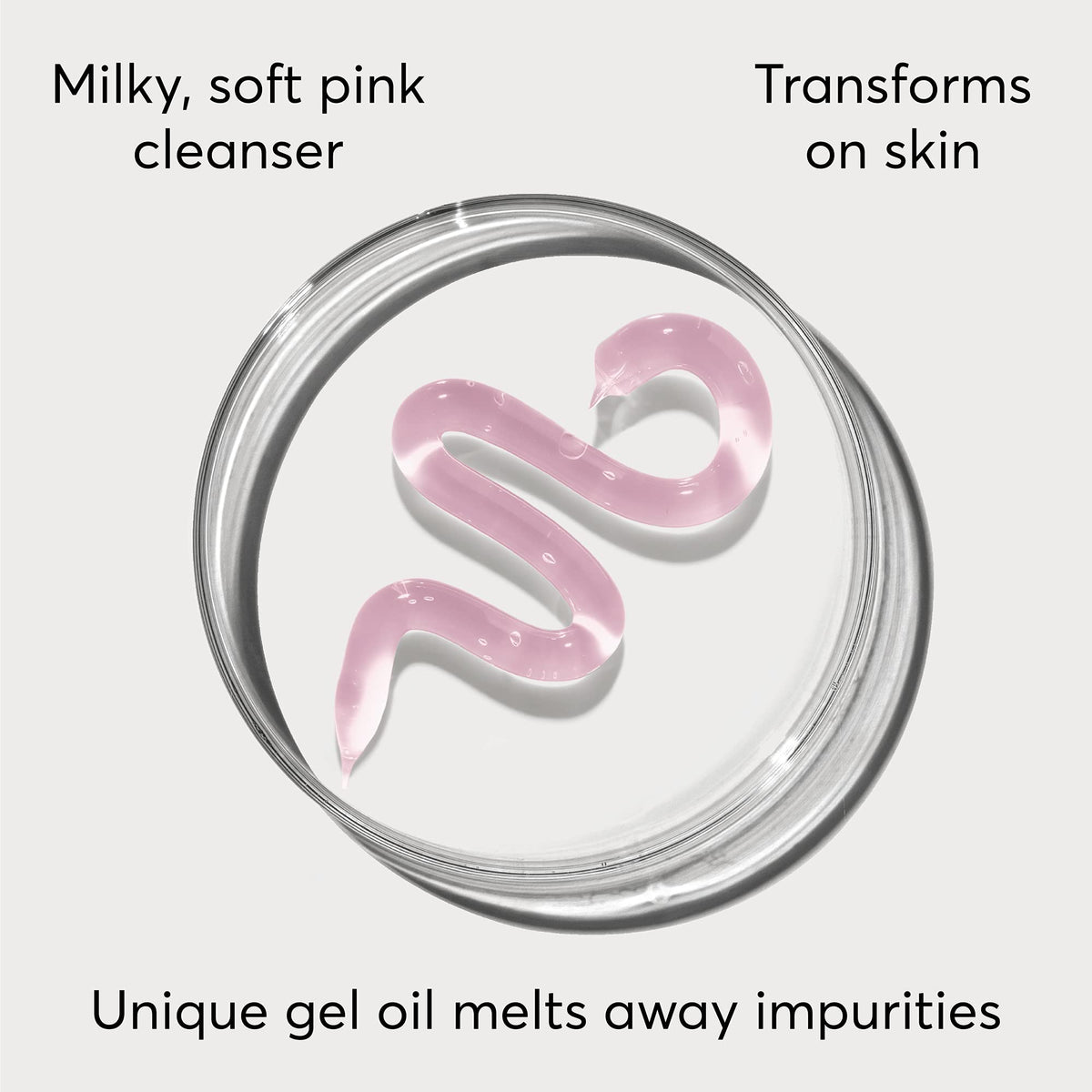 Naturium milky-rinse detail showing easy rinsing and no residue benefit