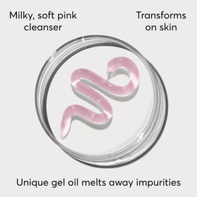 Naturium milky-rinse detail showing easy rinsing and no residue benefit