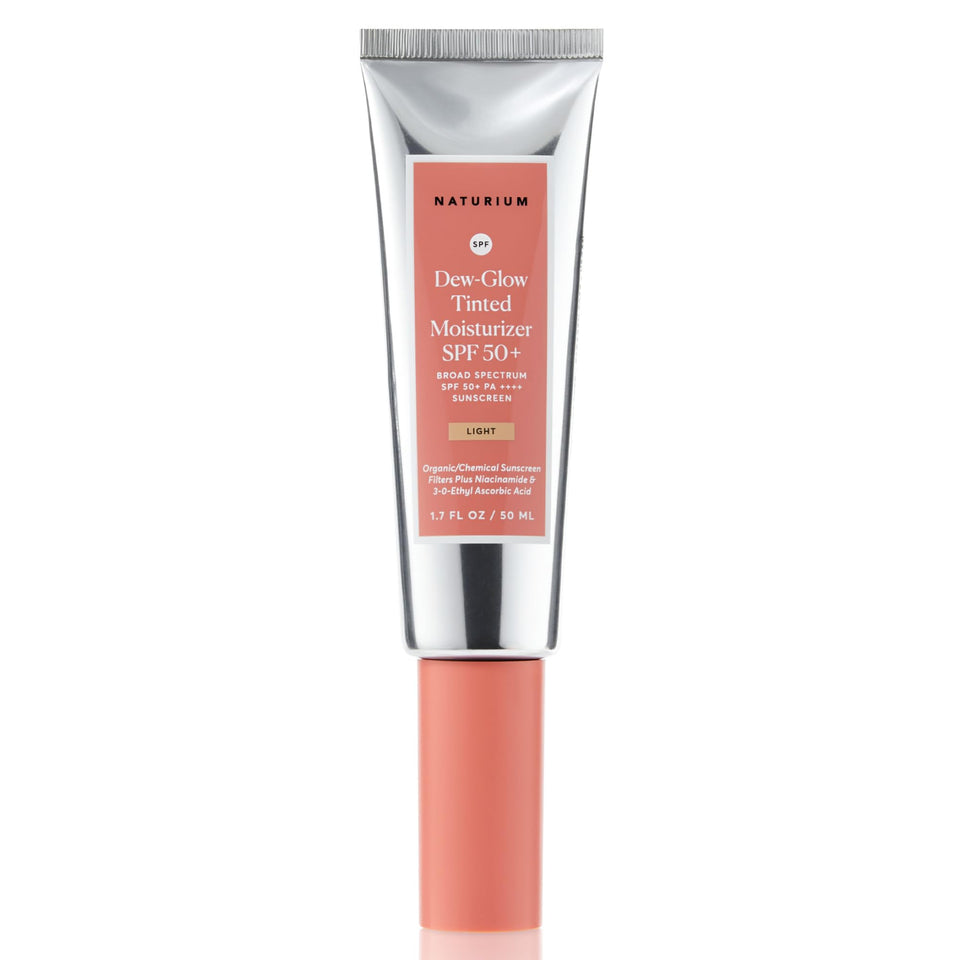 Naturium Dew-Glow front tube showing packaging and size benefit