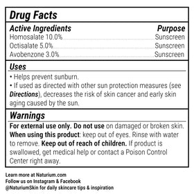 Naturium on bathroom counter in AM routine showing daily protection benefit