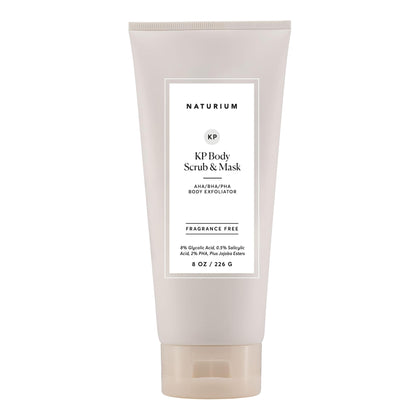Naturium front packaging showing product name and 8 oz size, clear benefits