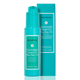 Naturium front packaging showing product and benefits for clearer skin