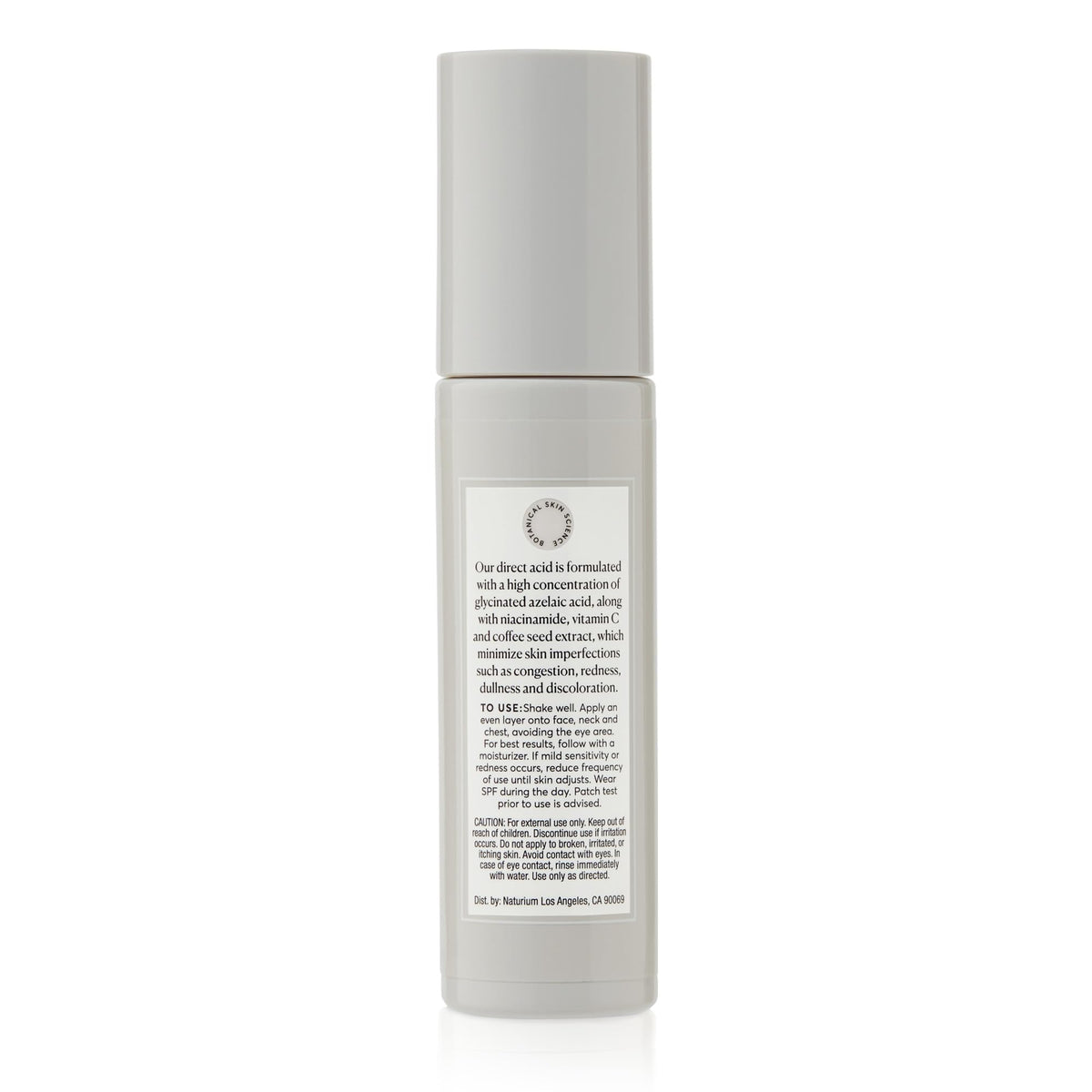 Naturium vial with active ingredients portraying formulation quality and scientific support