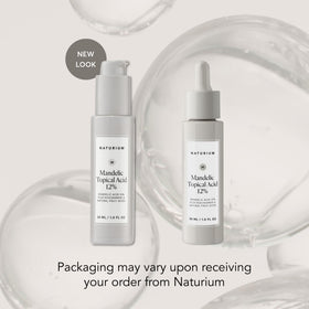 Naturium label detail displaying ingredients and niacinamide for even tone benefits