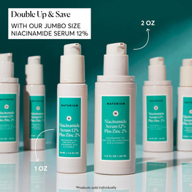 Naturium serum on bathroom shelf in routine setup for daily use convenience benefit