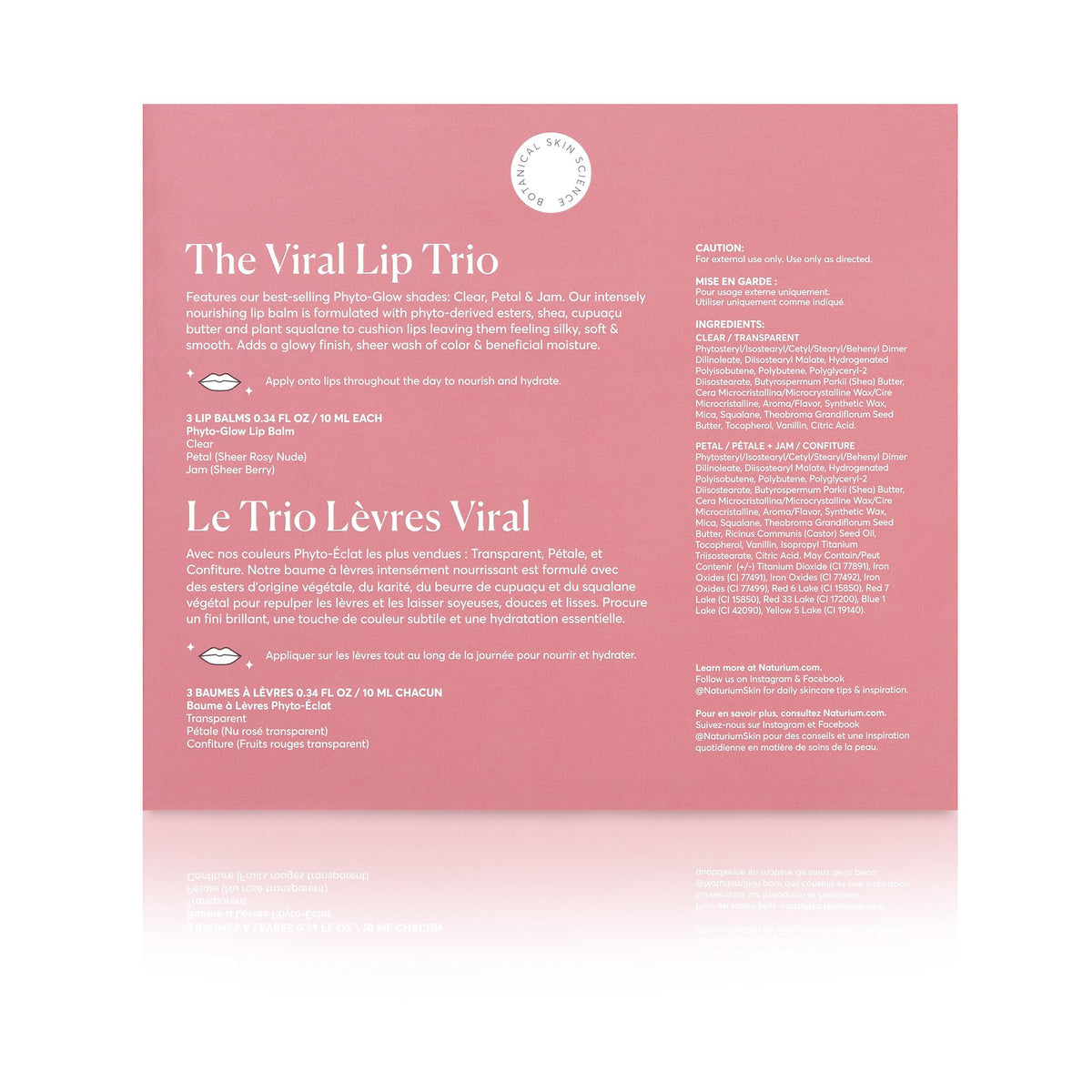 Naturium lip balm usage closeup on lips demonstrating hydrating sheen and soft texture benefit
