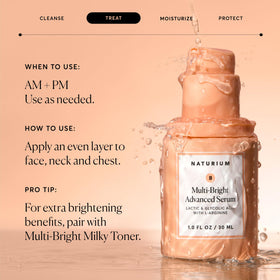Naturium Multi-Bright natural extracts close-up highlighting antioxidant botanical complex
