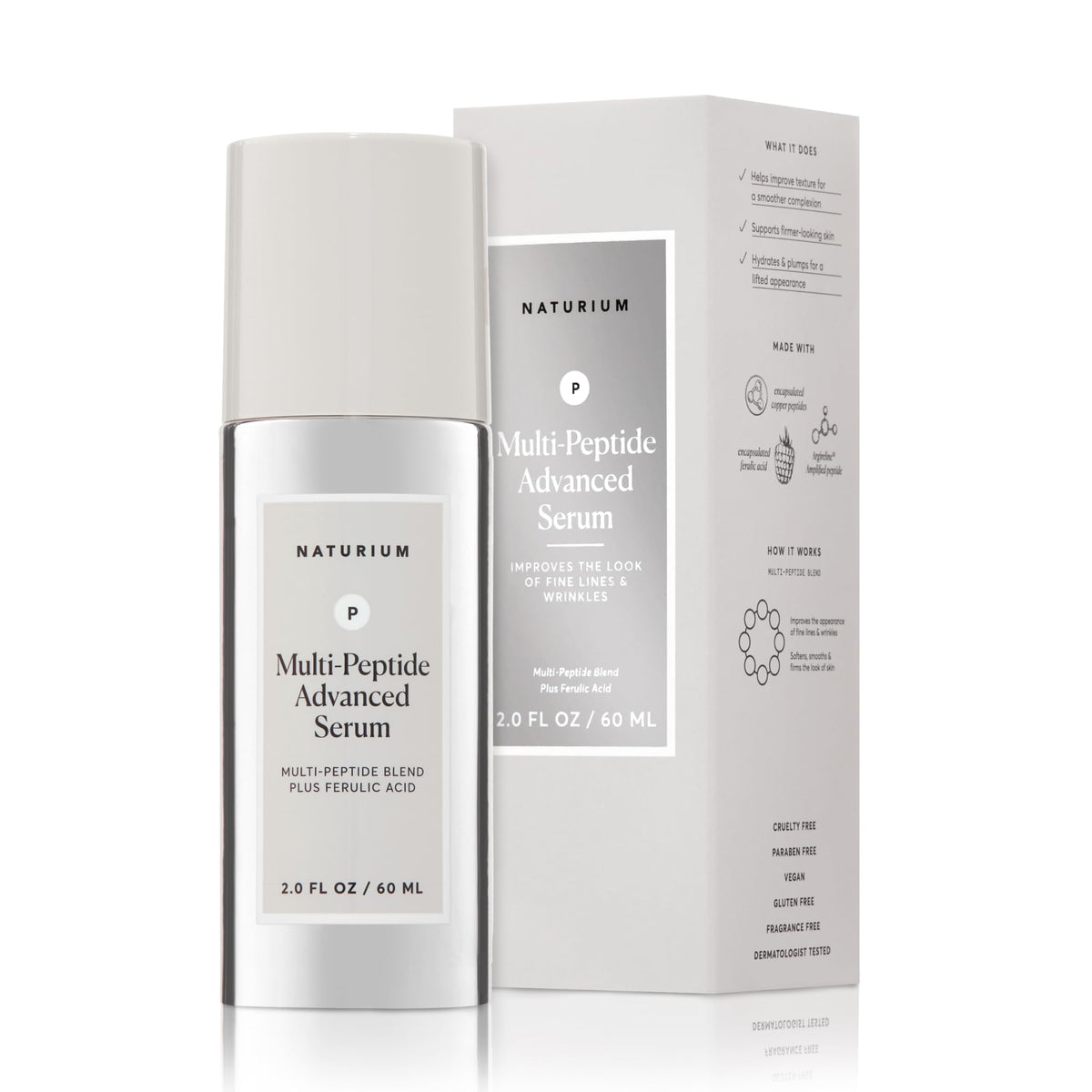Naturium front bottle view showing jumbo serum packaging and visible value