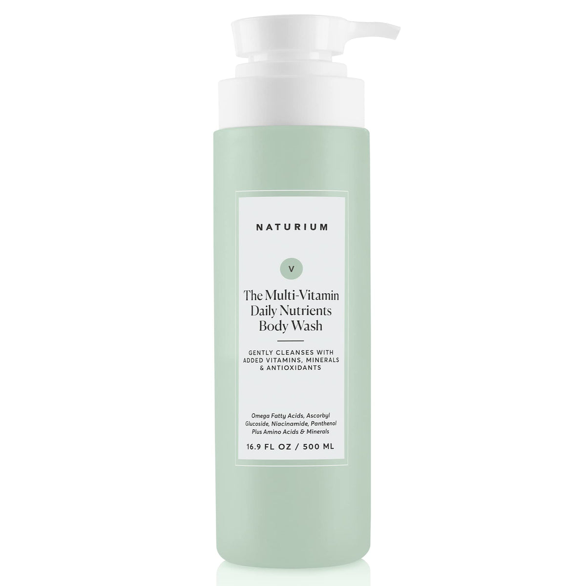 Naturium bottle front view showing label and product benefit