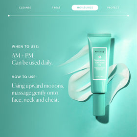 Naturium open jar displaying smooth gel-cream for quick absorption