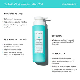 Naturium gel-serum texture on hand highlighting smooth hydration