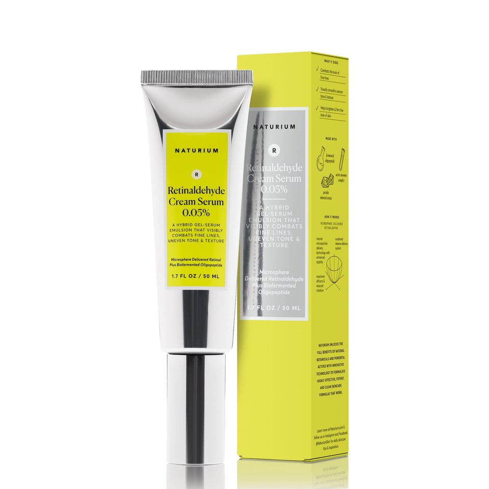 Naturium front packaging showcasing product and benefits