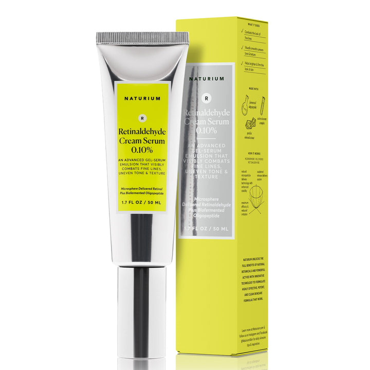 Naturium front packaging showing serum bottle and clean design for trustworthy results