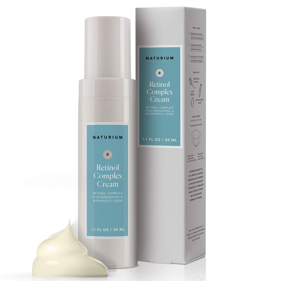 Naturium front packaging of retinol cream showing product name and size for clear identification