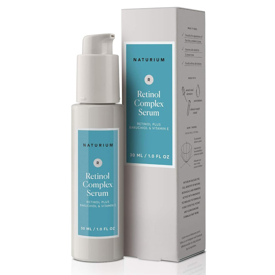 Naturium front bottle showing clean labeling and easy dispensing benefit