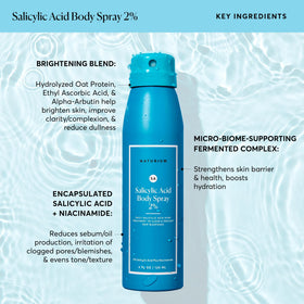 Naturium bottle held in hand to show 4 oz size and portability benefit