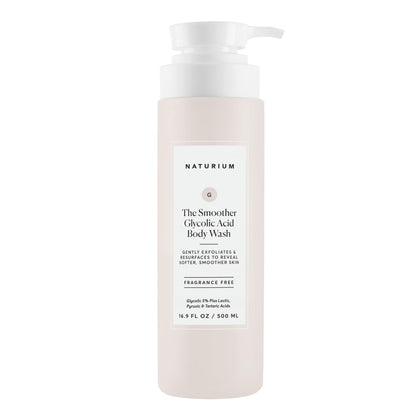 Naturium front bottle shot showing cleaner branding and size benefit