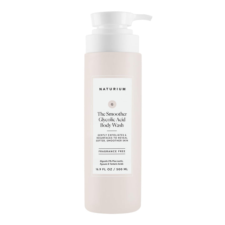 Naturium front bottle shot showing cleaner branding and size benefit